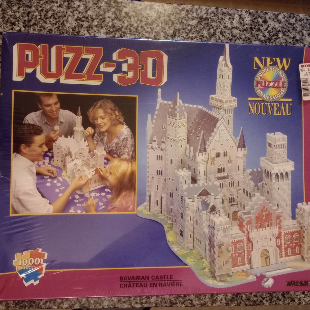 Wrevvit Puzz-3D Bavarian Castle 1000 Pieces (1996)